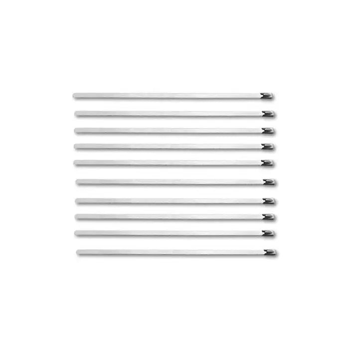 Vibrant 25898 Vibrant Stainless Steel Cable Ties 14.5in Long (10 Cable Ties / Pack)