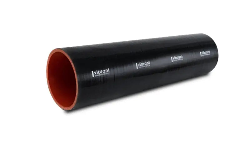 Vibrant Straight Hose Coupler 4.25in ID x 12in Long - Black - Truck & Automotive