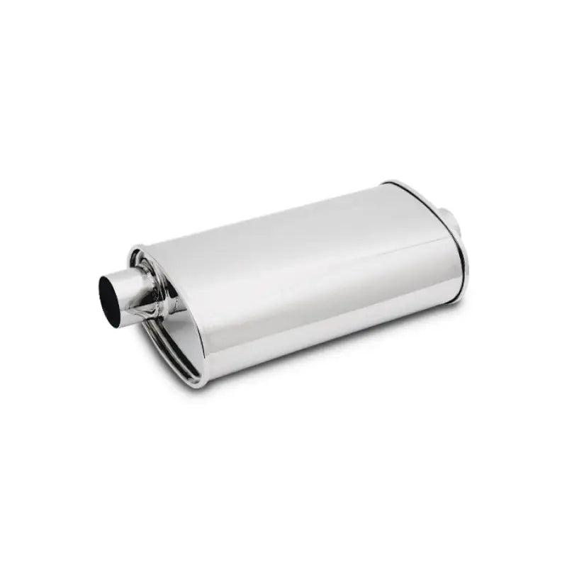 Vibrant 1107 Vibrant StreetPower Oval Muff 5in x 9in x 15in long body 3in inlet I.D. x 3in outlet Offset-Center