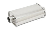 Vibrant StreetPower Oval Muff 5inx9in x 15in long body 2.5in in I.D. out Center-Center - Truck & Automotive