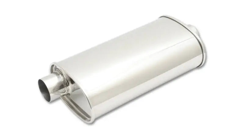Vibrant StreetPower Oval Muff 5inx9in x 15in long body 2.5in in I.D. out Offset-Center - Truck & Automotive
