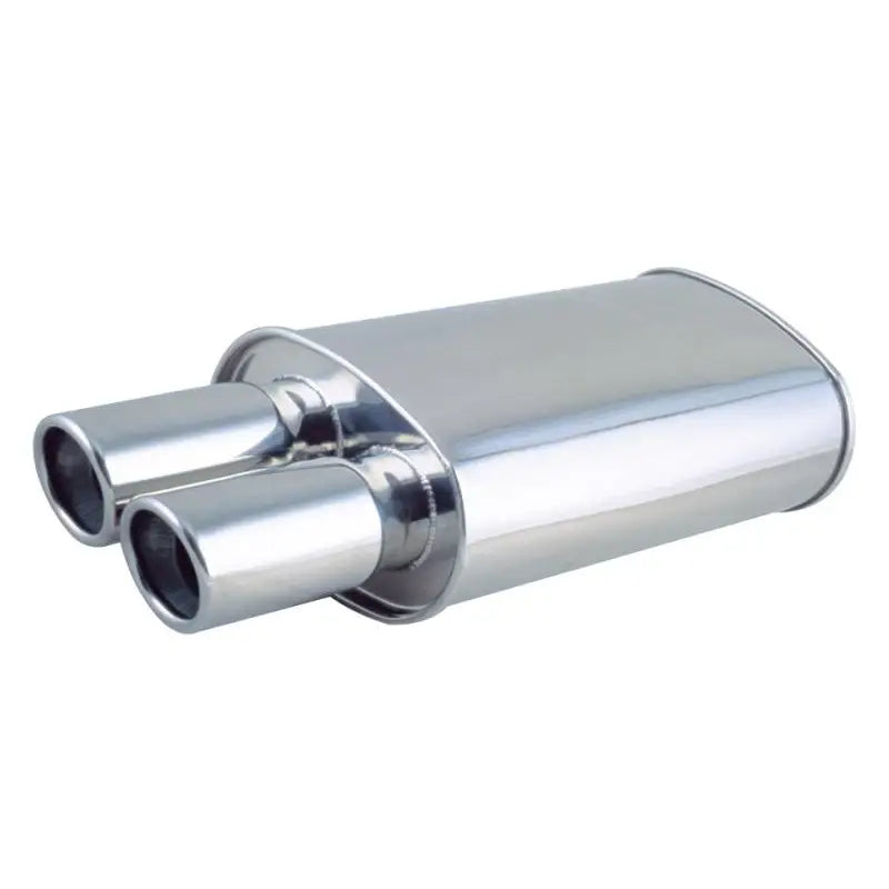 Vibrant 1125 Vibrant StreetPower Oval Muffler 5in x 9in x 15in - 2.25" inlet/outlet (Offset-Offset Same Side)