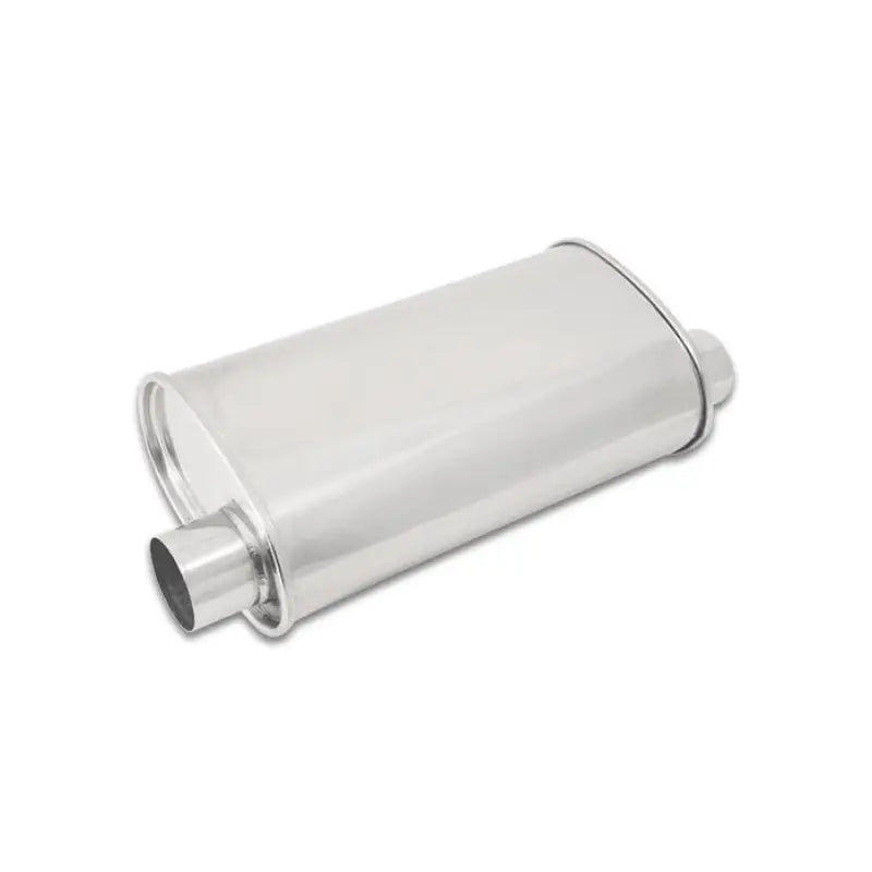 Vibrant 1129 Vibrant StreetPower Oval Muffler 5in x 9in x 15in - 2.5in inlet/outlet (Offset-Offset Same Side) - 1129