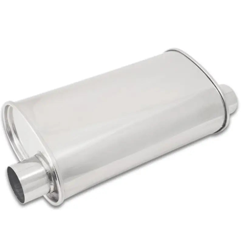 Vibrant 1129 Vibrant StreetPower Oval Muffler 5in x 9in x 15in - 2.5in inlet/outlet (Offset-Offset Same Side) - 1129