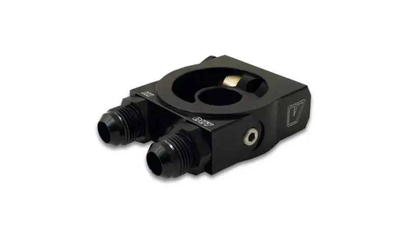 Vibrant Thermostatic Oil Cooler Sandwich Adapter w/Thermostat - Truck & Automotive