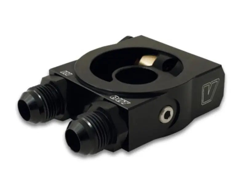 Vibrant Thermostatic Oil Cooler Sandwich Adapter w/Thermostat - Truck & Automotive