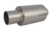 Vibrant Vibrant Titanium Muffler w/Straight Cut Natural Tip 3.5in Inlet / 3.5in Outlet