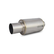 Vibrant 17563 Vibrant Titanium Muffler w/Straight Cut Natural Tip 3in. Inlet / 3in. Outlet