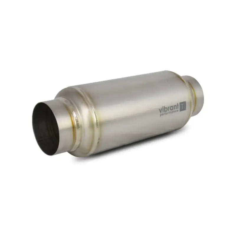 Vibrant 17530 Vibrant Titanium Resonator 3in. Inlet / 3in. Outlet x 12in. Long