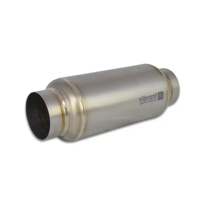 Vibrant 17530 Vibrant Titanium Resonator 3in. Inlet / 3in. Outlet x 12in. Long