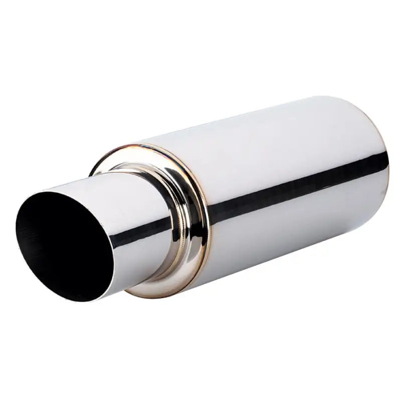 Vibrant 1091 Vibrant TPV Round Muffler (23in Long) with 4in Round Tip Straight Cut - 4in inlet I.D.
