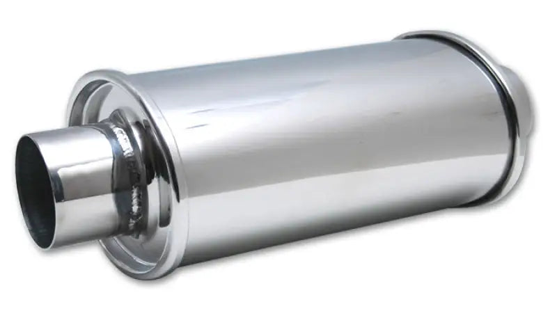Vibrant ULTRA QUIET Resonator 2in inlet / outlet x 13.75in overall length - Truck & Automotive