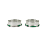 Vibrant 12547 Vibrant Vanjen Aluminum Weld Fittings for 3.5in OD Tubing (for use with part #12567) - Sold In Pairs