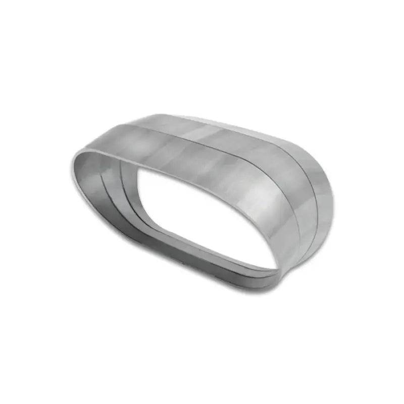 Vibrant 13591 Vibrant Vertical 304 SS Oval Pie Cuts 4.0in OD Tight 45 Degree Elbow