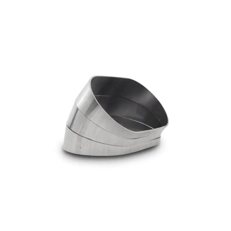 Vibrant 13591 Vibrant Vertical 304 SS Oval Pie Cuts 4.0in OD Tight 45 Degree Elbow