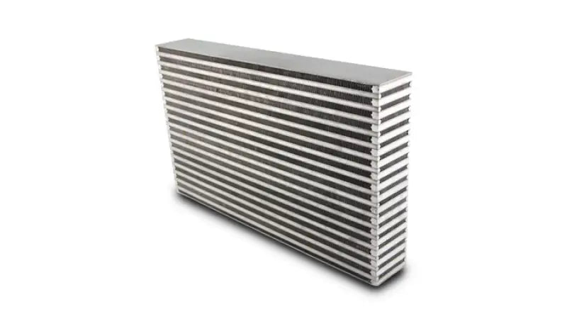 Rectangular heat exchanger core of Vibrant Vertical Flow Intercooler for optimal cooling