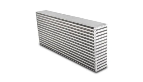 Rectangular metal heat sink for Vibrant Vertical Flow Intercooler Core, vertical flow intercooler