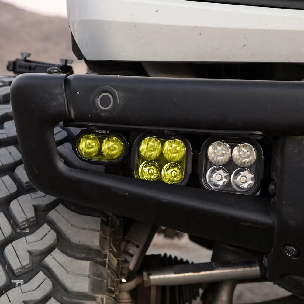 Vision X Limited Lifetime Warranty Driving/ Fog Light Dura2-DL2Cbsykit - 2-LED 60-20 Beam Drl YW