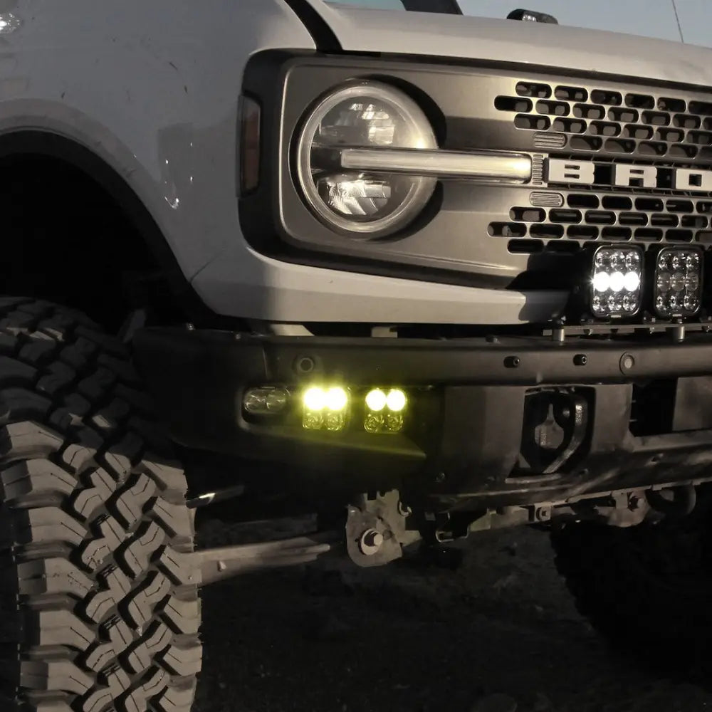Vision X Limited Lifetime Warranty Driving/ Fog Light Dura2-DL2Cbsykit - 2-LED 60-20 Beam Drl YW
