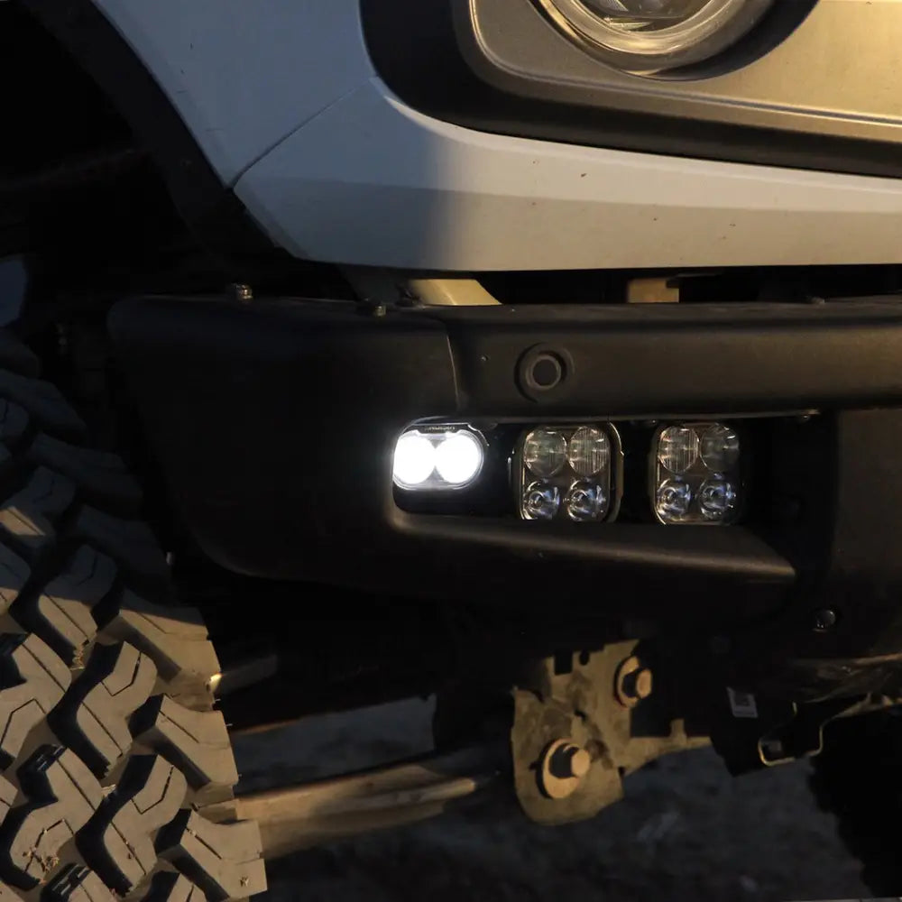 Vision X Limited Lifetime Warranty Driving/ Fog Light Dura2-DL2Cbkit - White 2-LED 60-20 Beam Drl