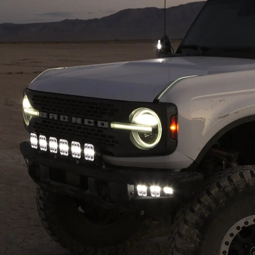Vision X Limited Lifetime Warranty Driving/ Fog Light Dura2-DL4Cbkit - White 4-LED 60-20 Beam Drl