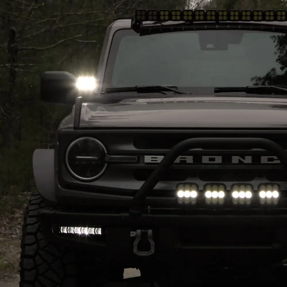 Vision X Limited Lifetime Warranty Driving/ Fog Light Dura2-DL6Cbkit - White 6-LED 60-20 Beam Drl