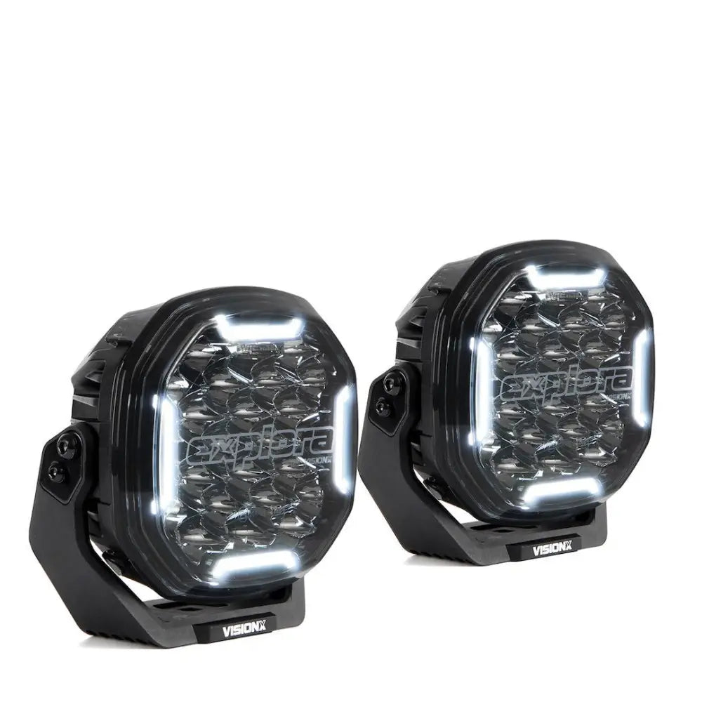 Vision X Limited Lifetime Warranty Driving/ Fog Light EX-DL24Skit - Kit Dual- Drl