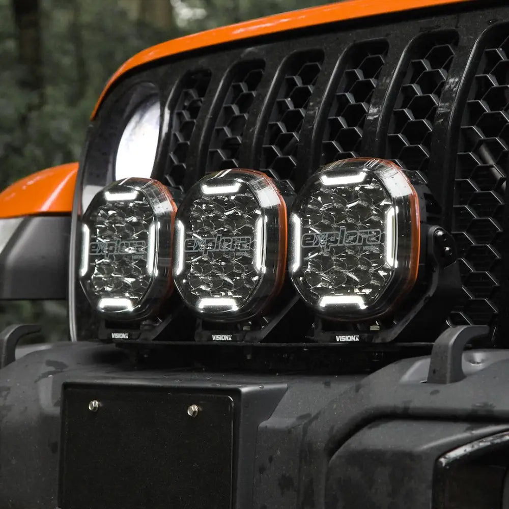 Vision X Limited Lifetime Warranty Driving/ Fog Light EX-DLX24Skit - Kit Dual- Drl