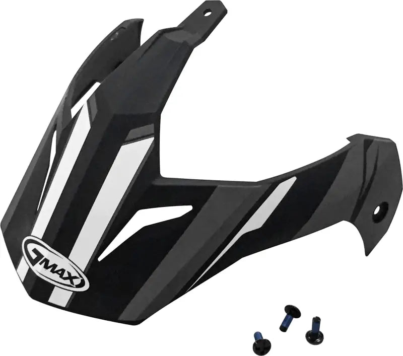 GMAX Visor W/Screws Expedition Matte Black/Dark Silver Gm 11 for Powersports