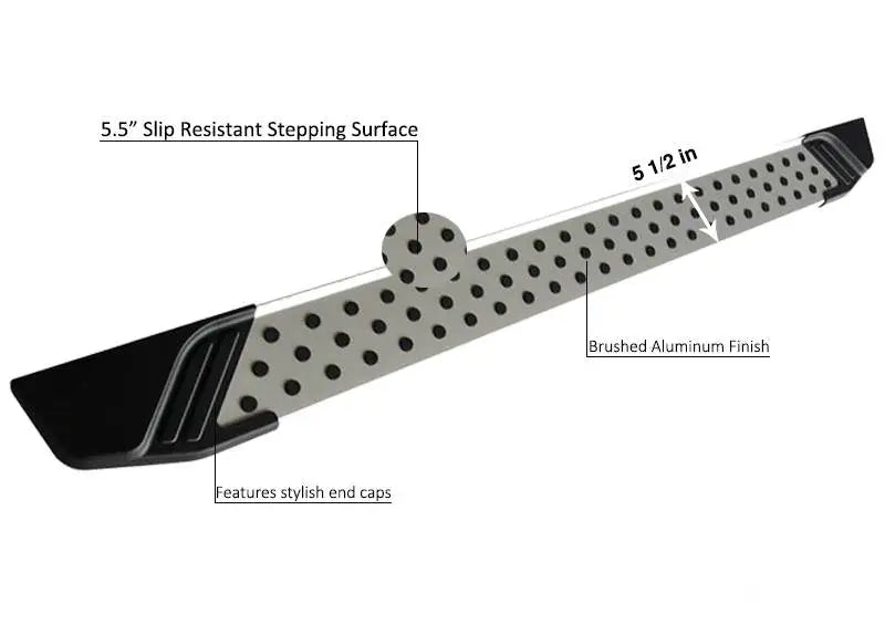 VO-JPGC79 Black Horse Vortex Running Boards