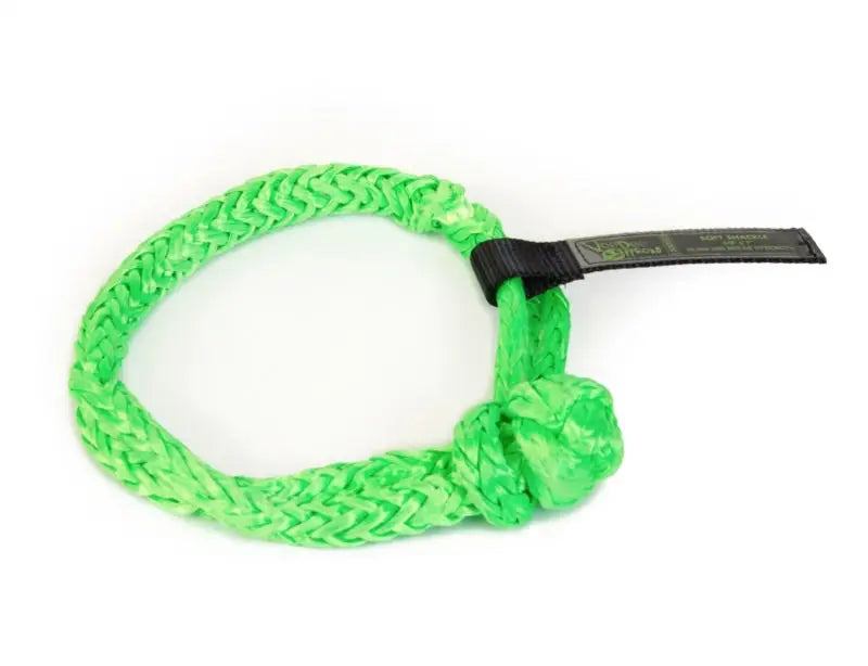 Voodoo Offroad 2.0 Santeria Series 3/8in x 7in Winch Soft Shackle - Green - 1500003A