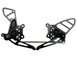 Vortex Racing 01-04 Suzuki GSX-R1000,01-05 GSX-R600,00-05 GSX-R750 Rear Set- Black - Vortex Racing