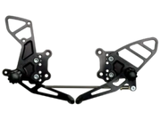 Vortex Racing 01-04 Suzuki GSX-R1000,01-05 GSX-R600,00-05 GSX-R750 Rear Set- Black - Vortex Racing
