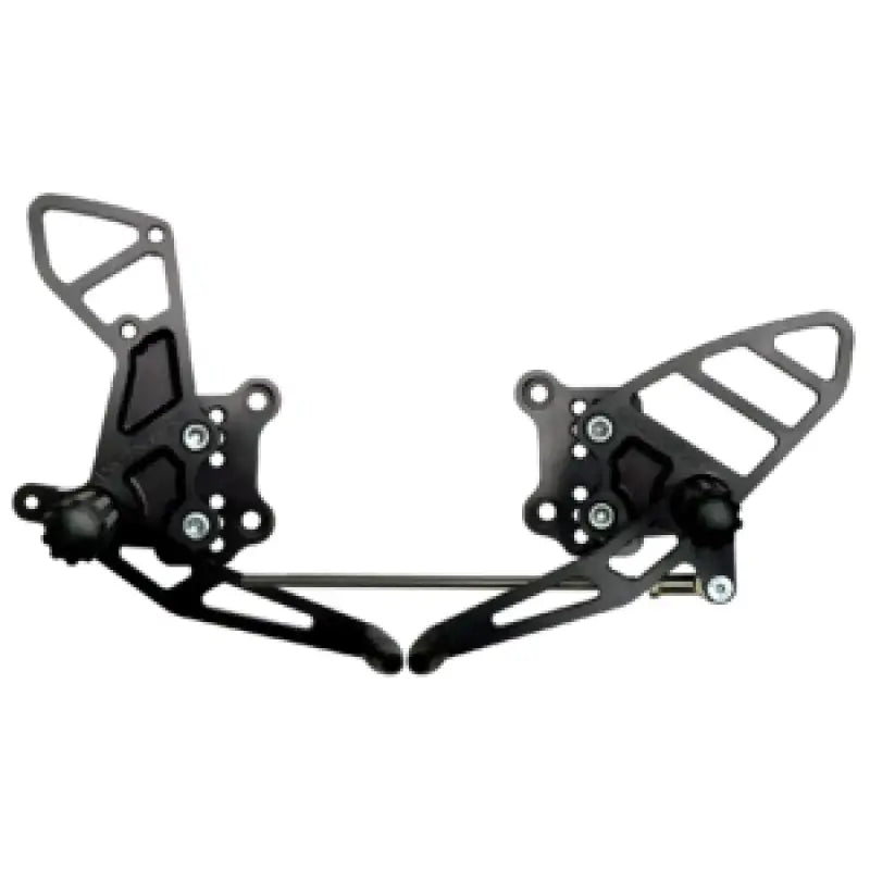 Vortex Racing 01-04 Suzuki GSX-R1000,01-05 GSX-R600,00-05 GSX-R750 Rear Set- Black - Vortex Racing