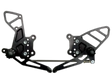 Vortex Racing 03-07 Suzuki SV1000 S,03-10 SV650 Adjustable Rearsets- Black - Vortex Racing