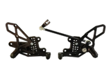 Vortex Racing 08-16 Honda CBR1000 RR Adjustable Rearsets- Black - Vortex Racing