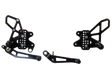 Vortex Racing 11-23 Suzuki GSX-R600,GSX-R750 Rear Set- Black - Vortex Racing