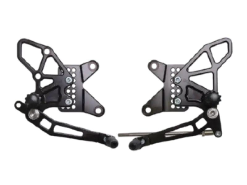 Vortex Racing 13-18 Kawasaki ZX636 Ninja ZX-6R Rear Set- Black - Vortex Racing