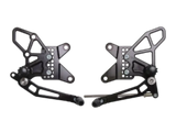 Vortex Racing 13-18 Kawasaki ZX636 Ninja ZX-6R Rear Set- Black - Vortex Racing