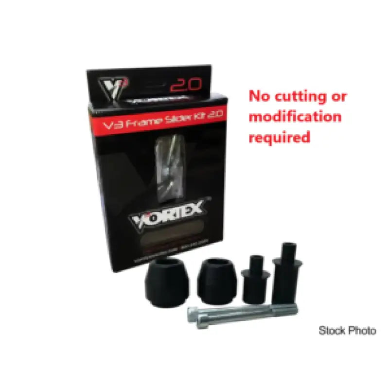 Vortex Racing 15-17 Yamaha FJ 09 Tracer V3 2.0 Frame Slider Kit- No Cut - Vortex Racing
