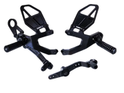 Vortex Racing 15-19 BMW S1000RR,S1000RR HP4 Wheels Rear Set- Black - Vortex Racing