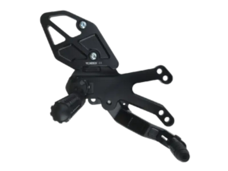 Vortex Racing 15-24 Yamaha YZF-R3 Rear Set- Black - Vortex Racing