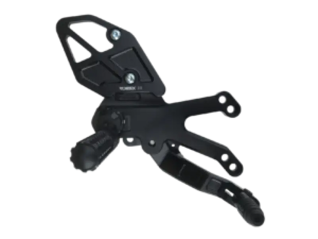 Vortex Racing 15-24 Yamaha YZF-R3 Rear Set- Black - Vortex Racing