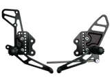 Vortex Racing Rearsets Replacement Rear Set- Black - Vortex Racing