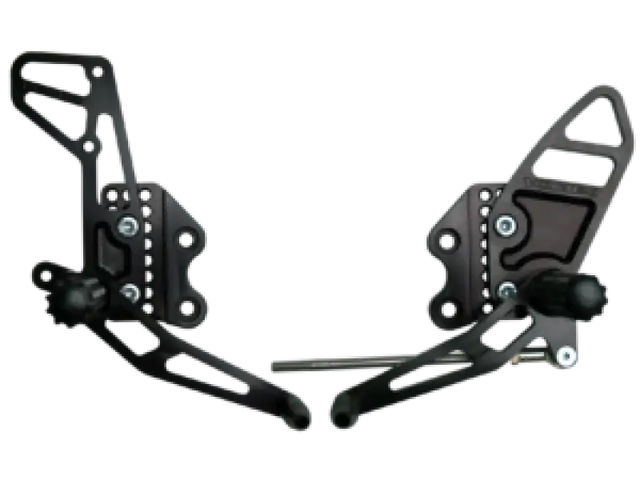 Vortex Racing Rearsets Replacement Rear Set- Black - Vortex Racing