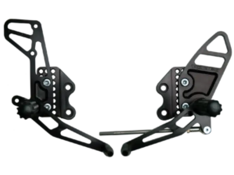 Vortex Racing Rearsets Replacement Rear Set- Black - Vortex Racing