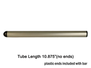 Vortex Racing Clip-On Standard Bar 10.875 Length- Silver - Vortex Racing