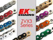 Vortex Racing EK 530 ZVX3 Rivet Master 150 Links- Metallic Red - Vortex Racing