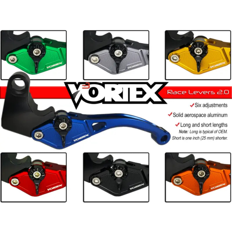 Vortex Racing LVB159 Vortex Racing H-L201 F25 Brake Lever Short- Black