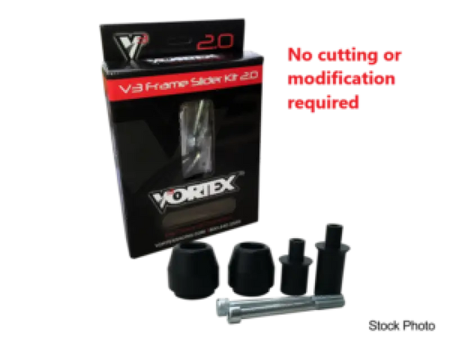 Vortex Racing 17-19 Kawasaki Z650 V3 2.0 Frame Slider Kit- No Cut - Vortex Racing